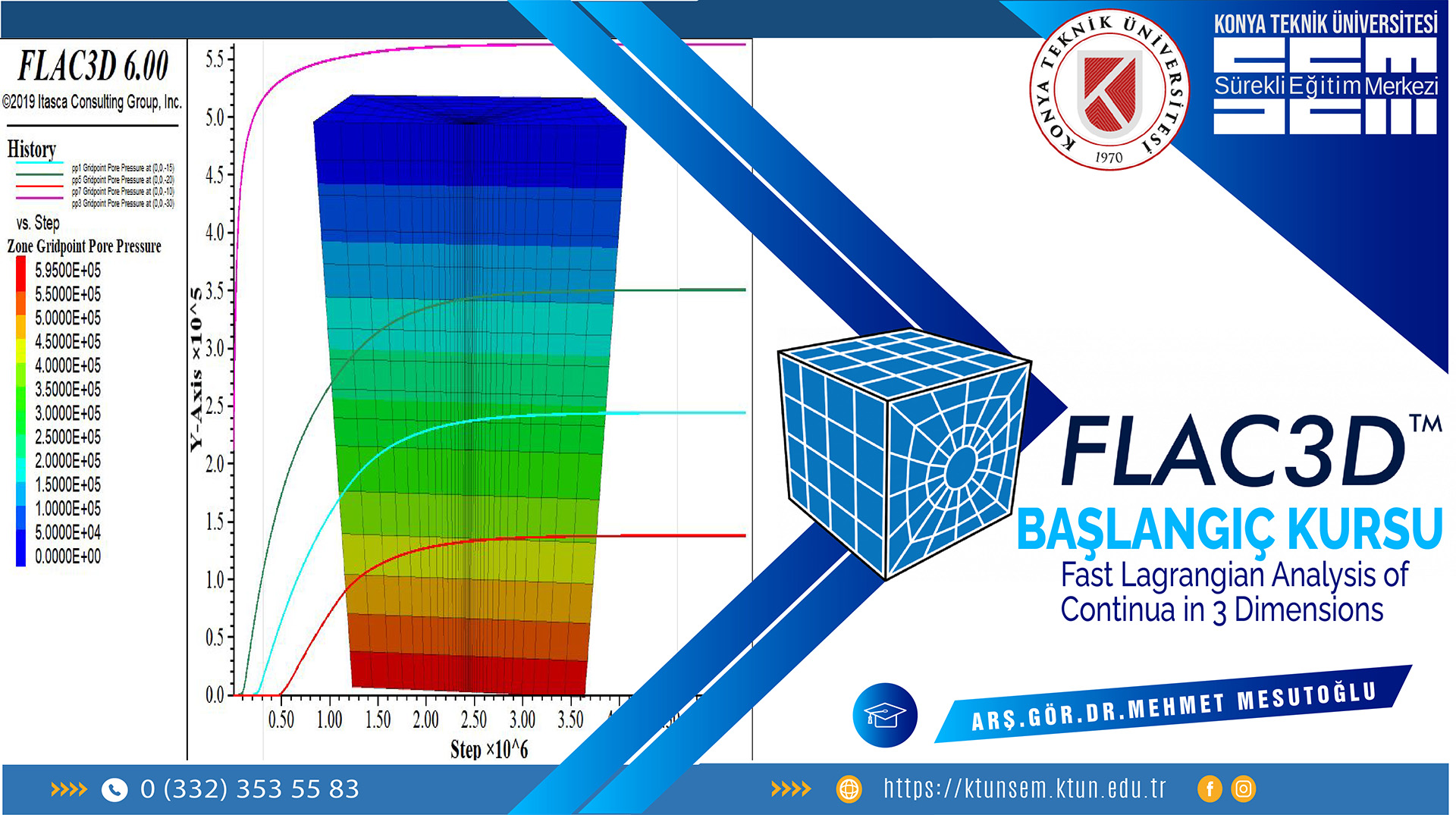 FLAC 3D 6.0 BAŞLANGIÇ KURSU